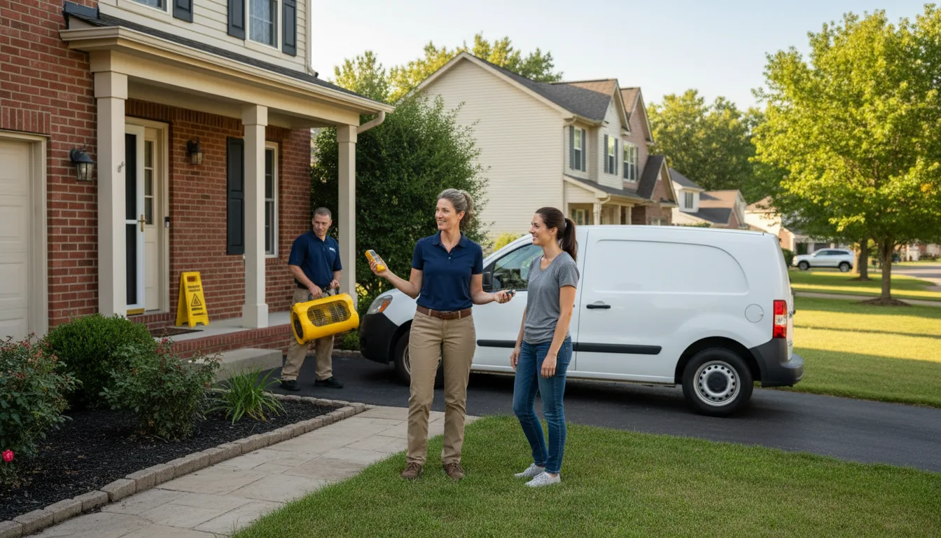 Residential water damage restoration in Marble Canyon, AZ
